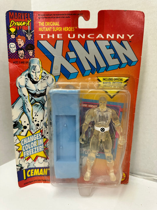 Iceman Uncanny X-Men ToyBiz Action Figure Color Change Body Vintage 1992 Marvel