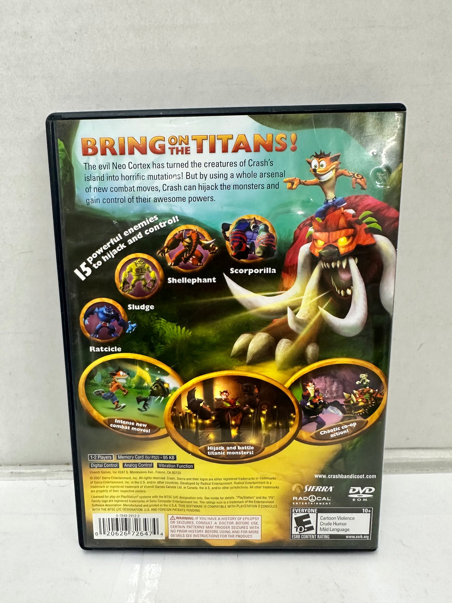 Crash of the Titans PS2 (Sony PlayStation 2) Tested