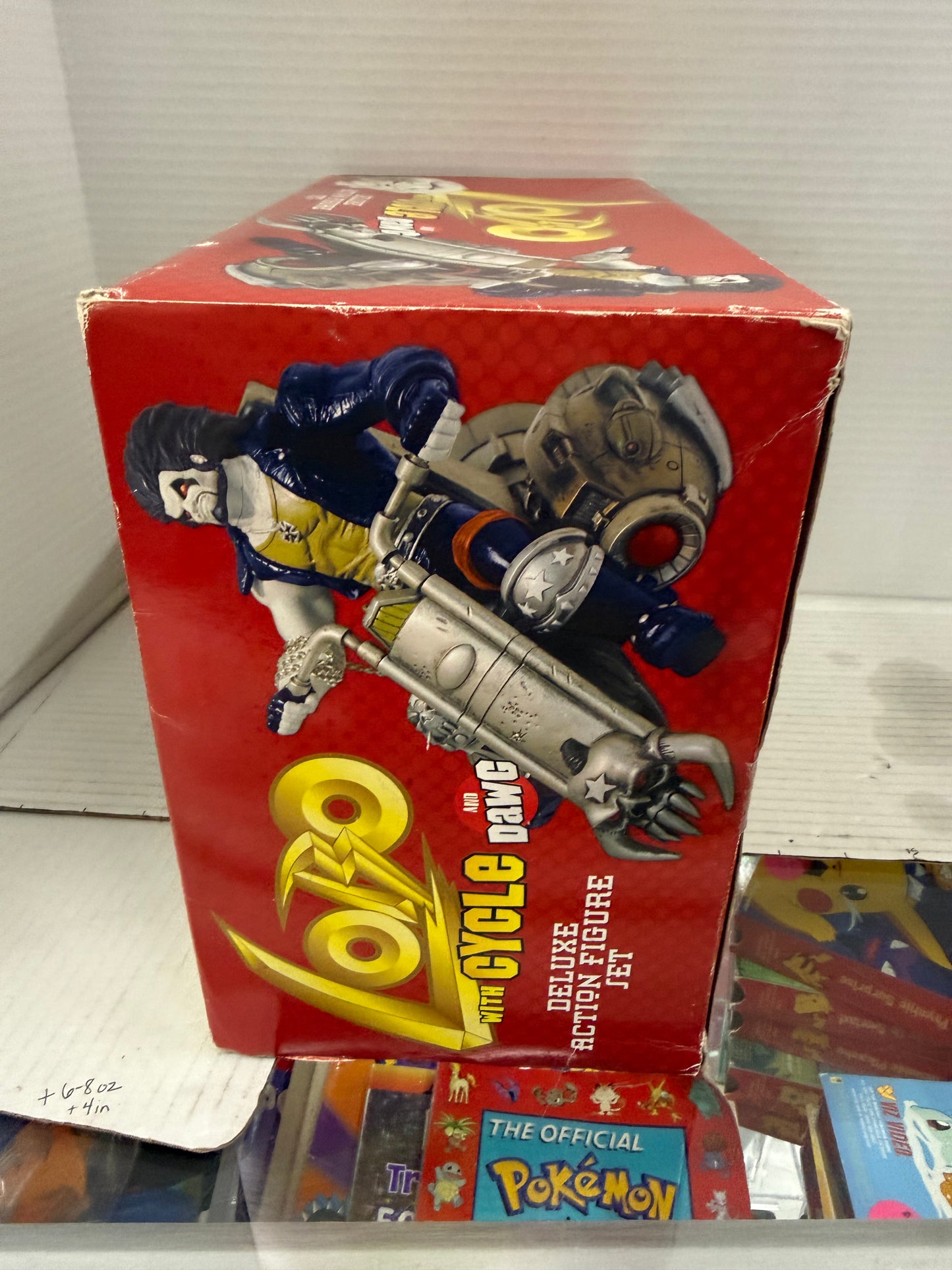 Lobo with Cycle and Dawg DC Direct Deluxe Action Figure Set BOX DAMAGE