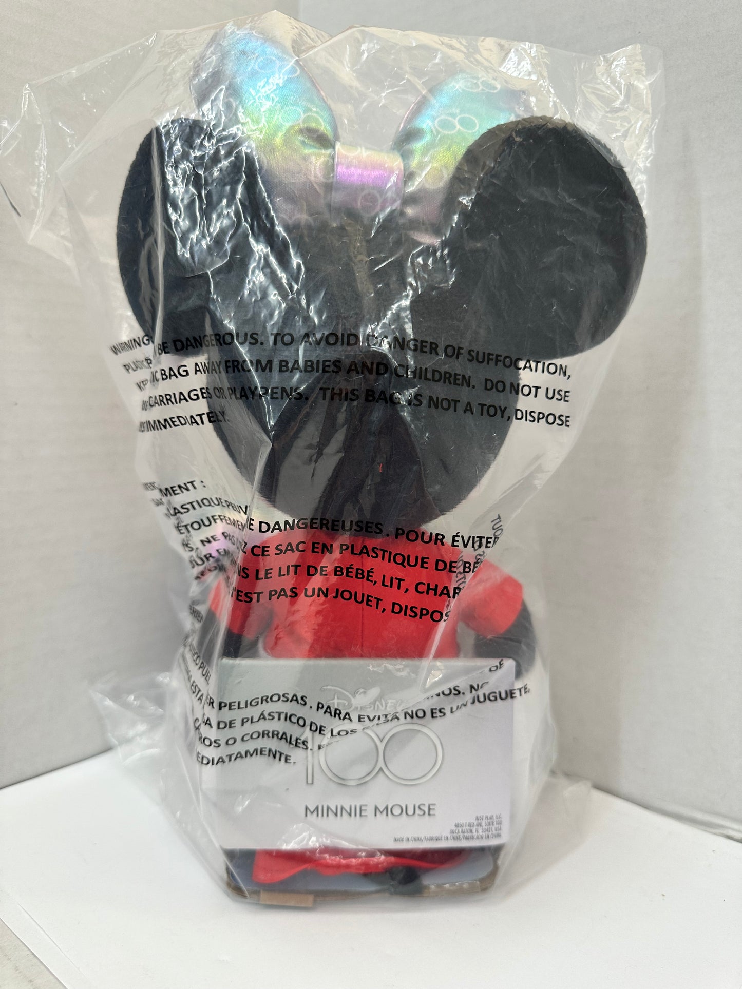 Disney100 Minnie Mouse Plush Red Dress Sealed