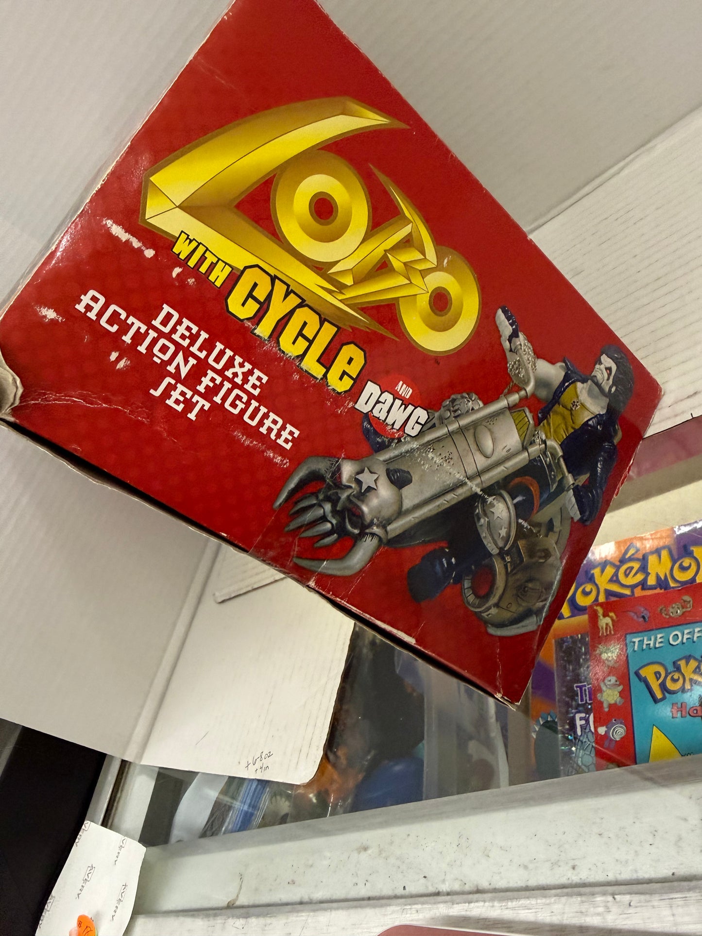 Lobo with Cycle and Dawg DC Direct Deluxe Action Figure Set BOX DAMAGE