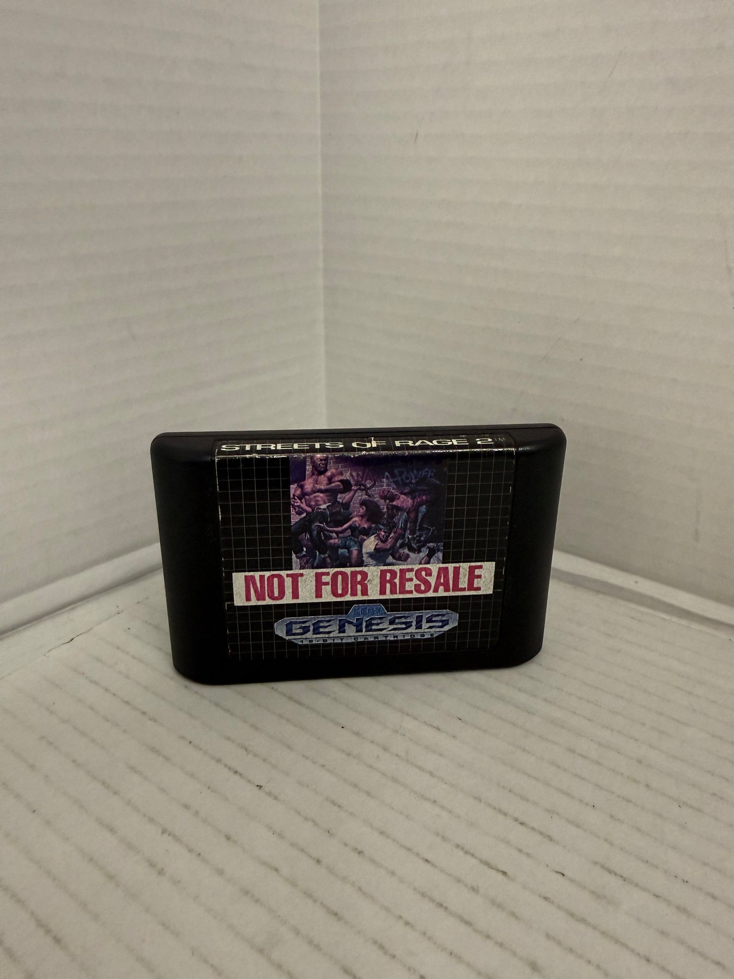 Sega Genesis Streets of Rage 2 Cartridge 1992 Version, Cartridge Only