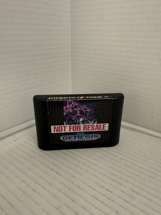 Sega Genesis Streets of Rage 2 Cartridge 1992 Version, Cartridge Only