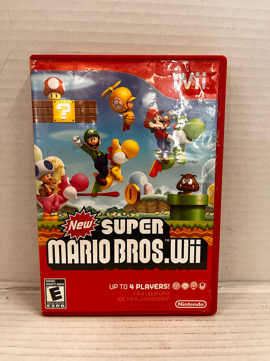 New Super Mario Bros. Wii (Nintendo Wii, 2009) - No Manuel