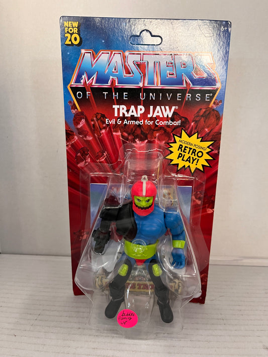 2020 Mattel Masters of the Universe MOTU Retro Play Trapjaw Figure Toy Unpunched