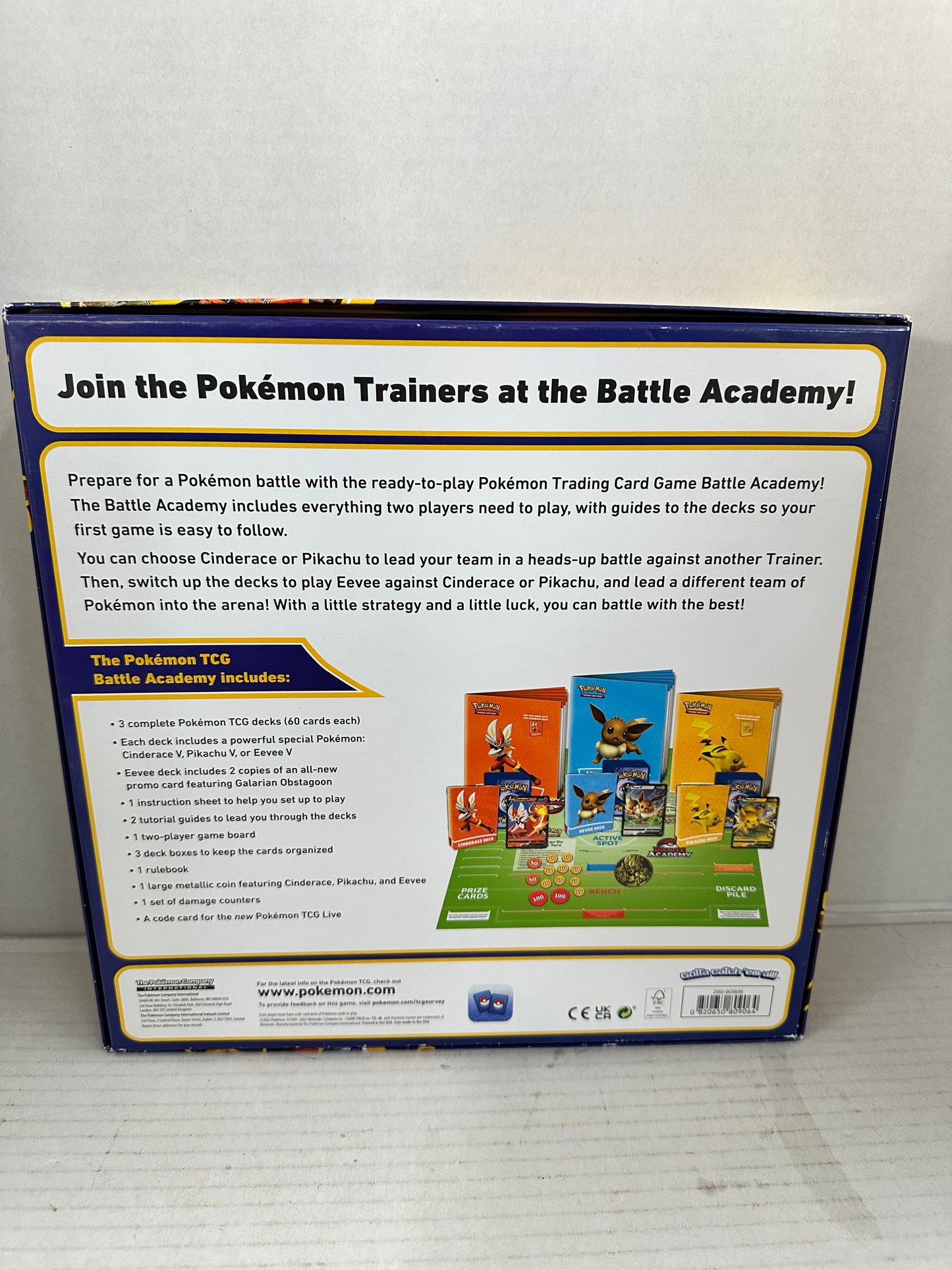 2022 Pokemon TCG: Pokemon Battle Academy Learn to Play - Complete