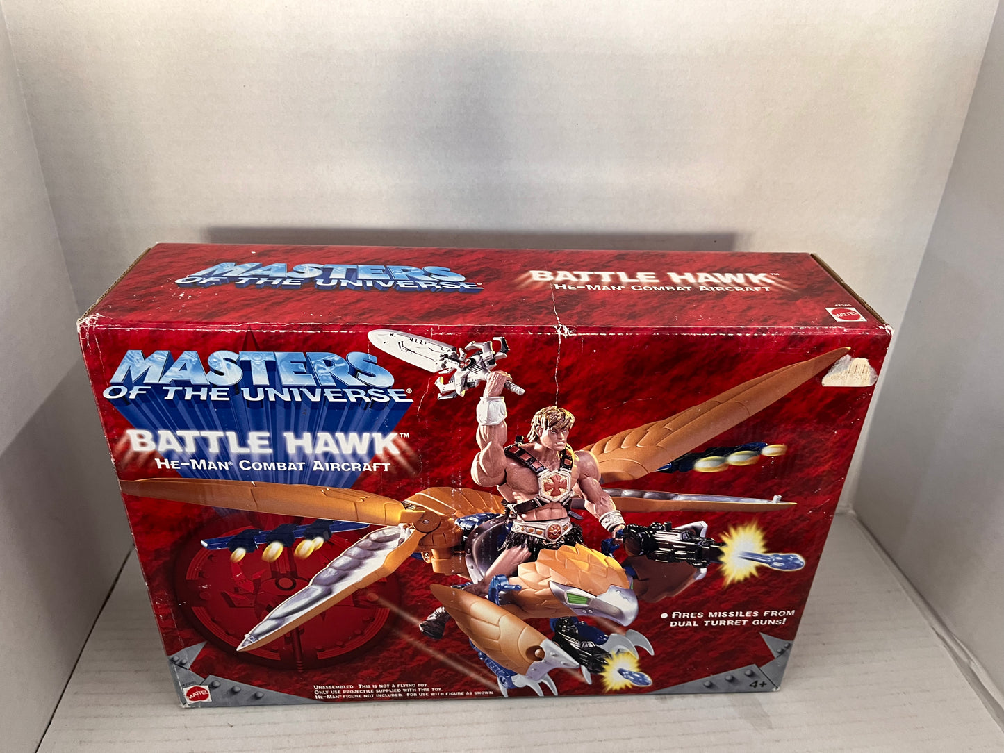 Masters Of The Universe He-Man Battle Hawk Combat Aircraft Mattel 2001