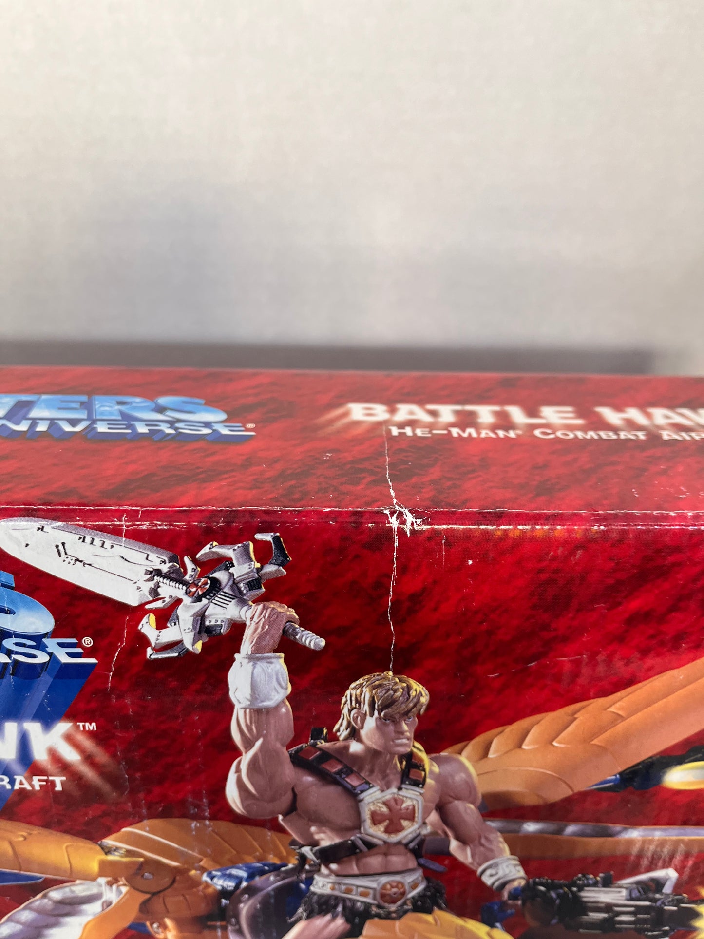 Masters Of The Universe He-Man Battle Hawk Combat Aircraft Mattel 2001