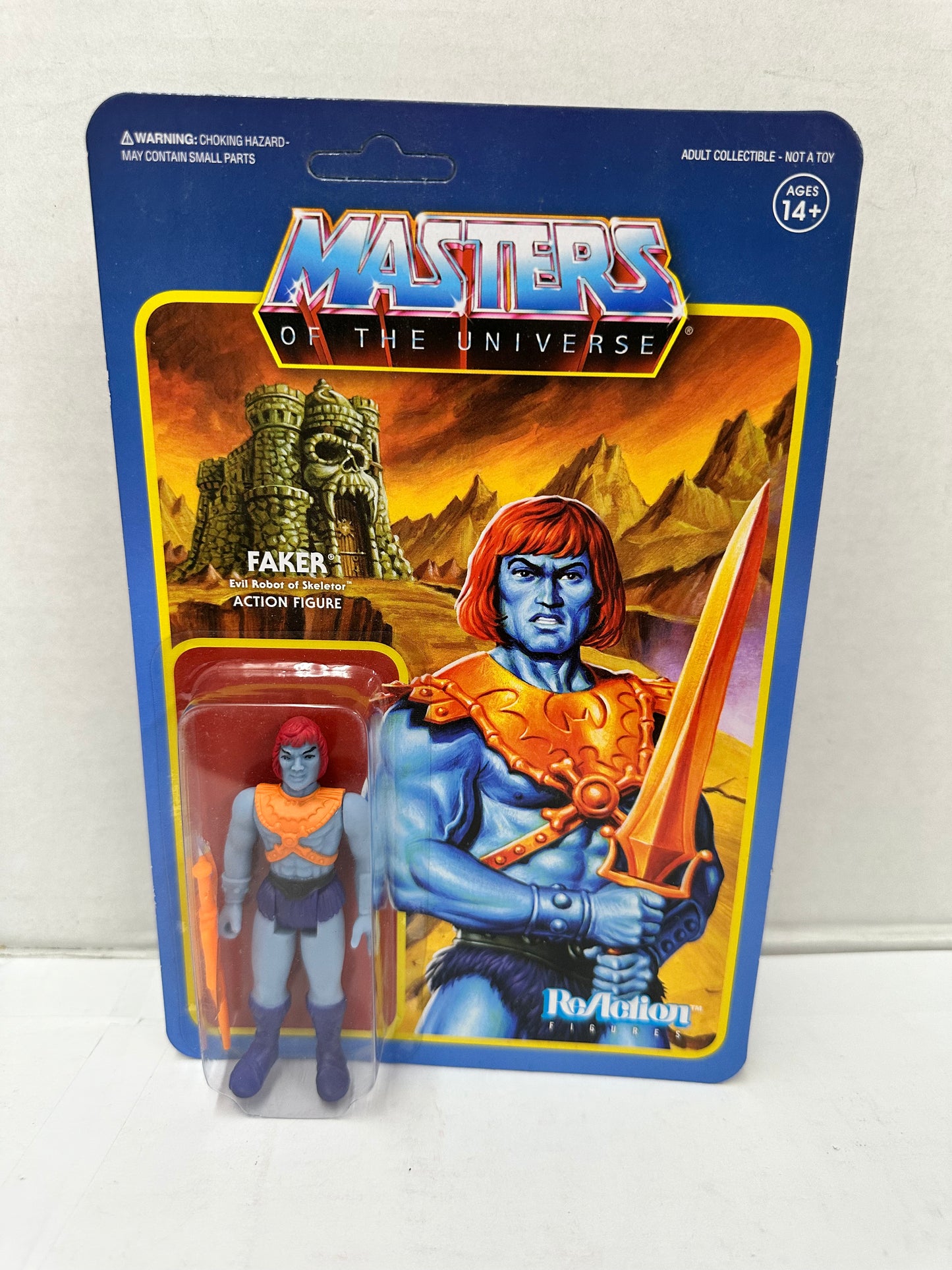 Super7 Masters Of The Universe ReAction Faker Action Figure 2018 Unpunched