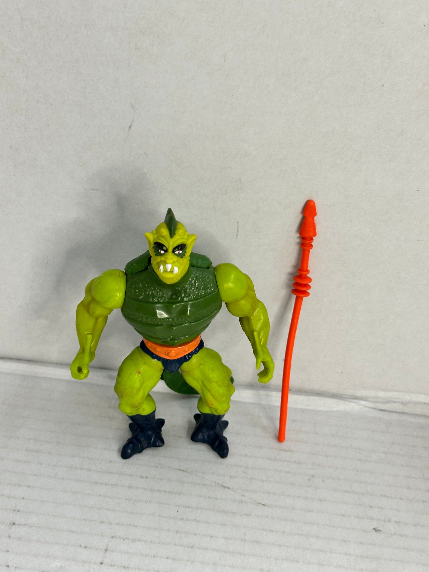Vintage 1983 He-Man: Masters Of The Universe Whiplash 100% Complete w/Spear #2