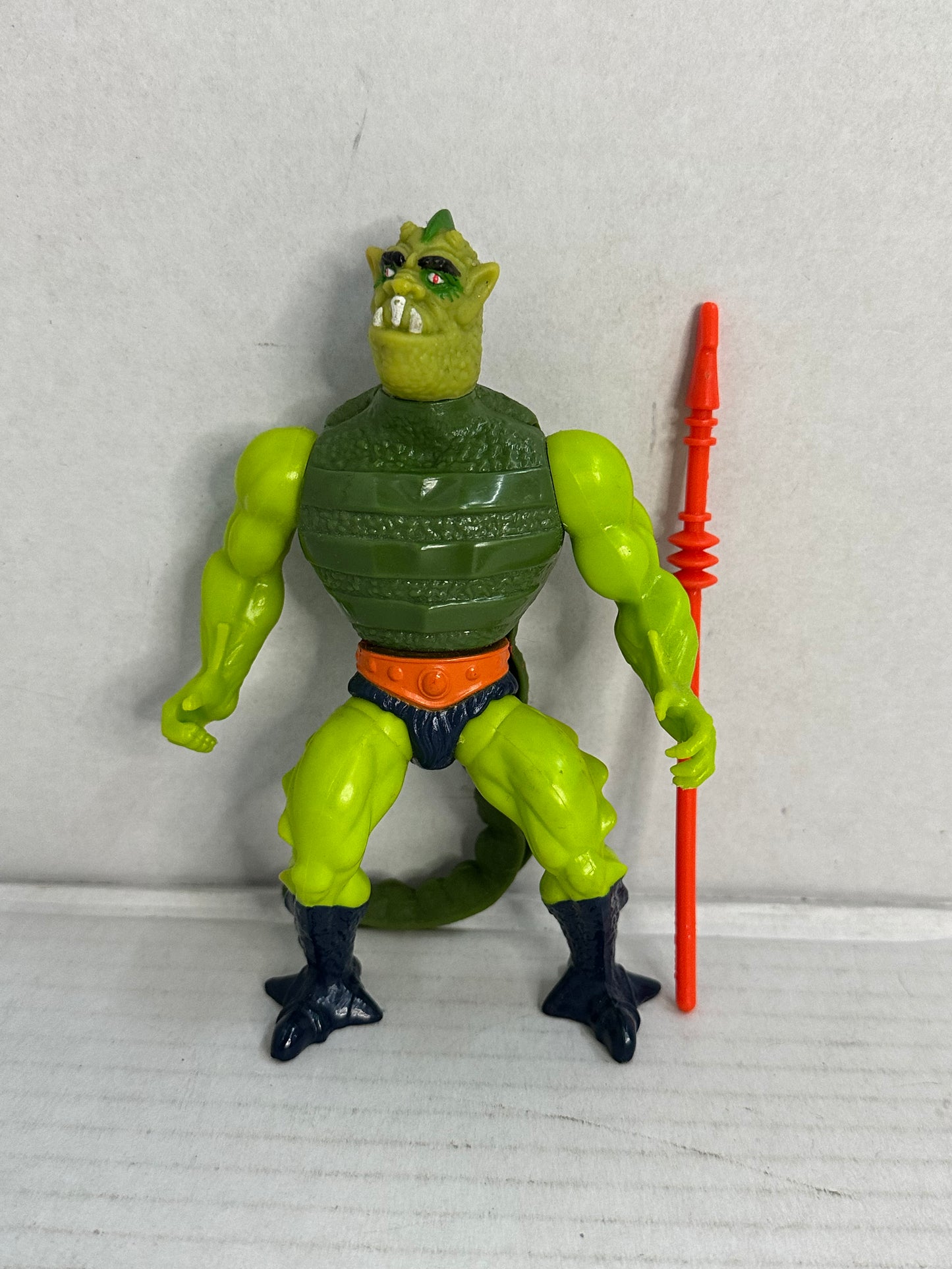 Vintage 1983 He-Man: Masters Of The Universe Whiplash 100% Complete w/Spear #3