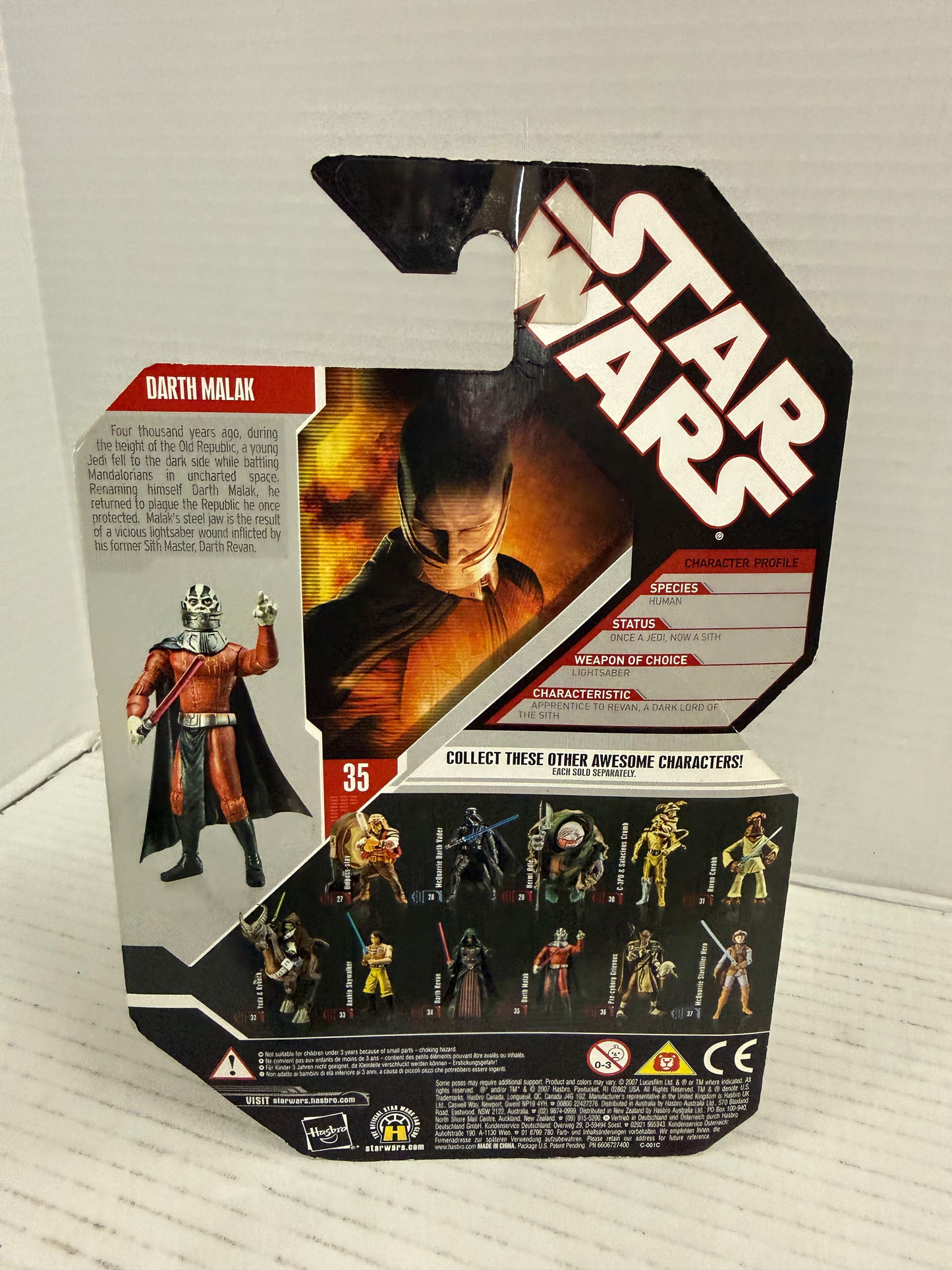 Star Wars 30th Anniversary Darth Malak 3.75" Figure