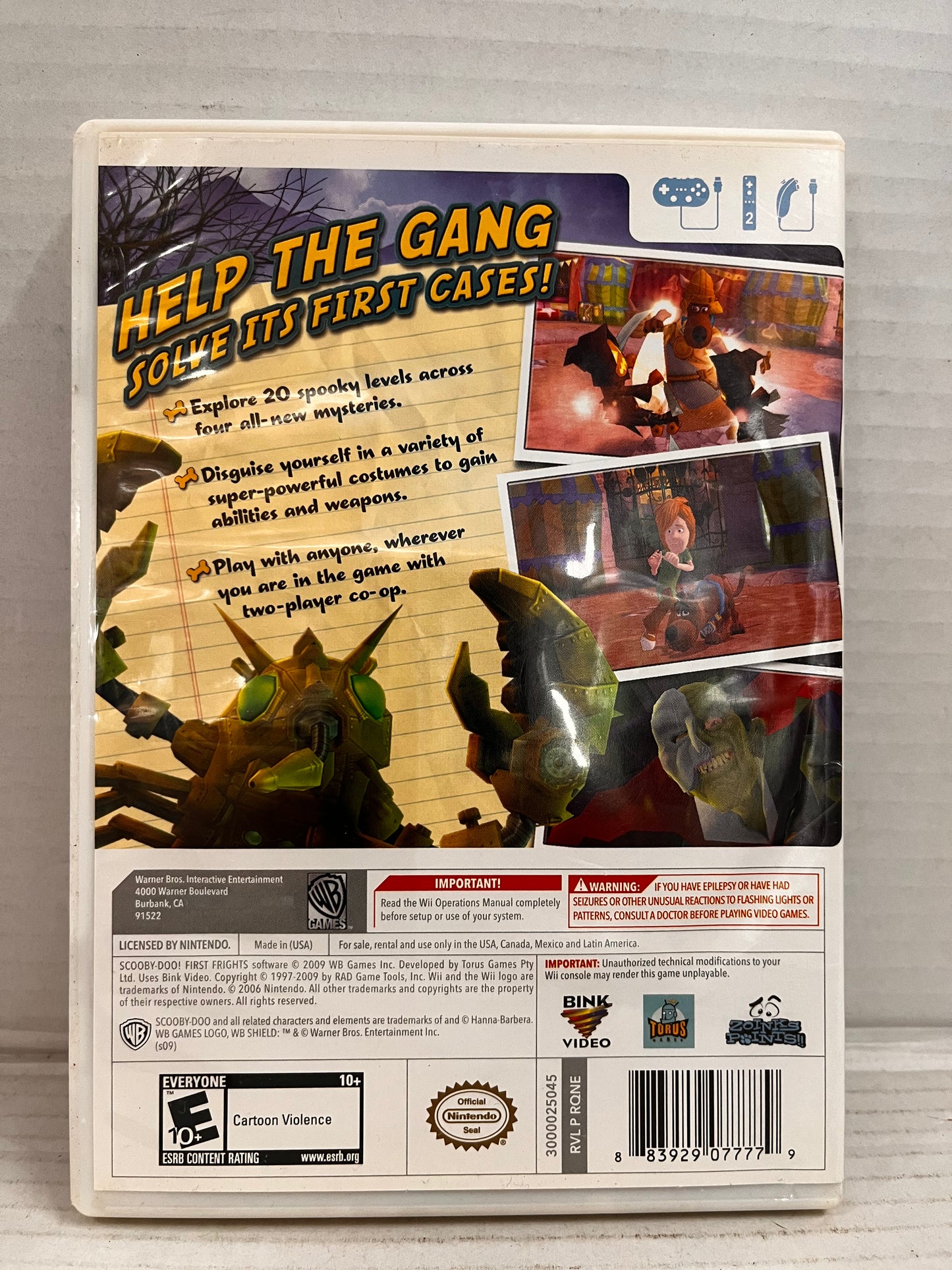 Scooby-Doo First Frights (Nintendo Wii, 2009)