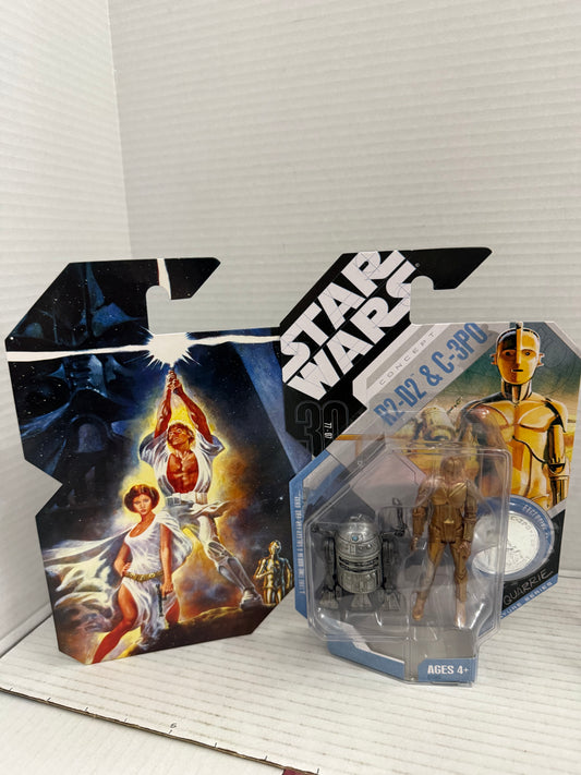 2007 Hasbro Star Wars, McQuarrie Concept:  R2-D2 & C-3PO
