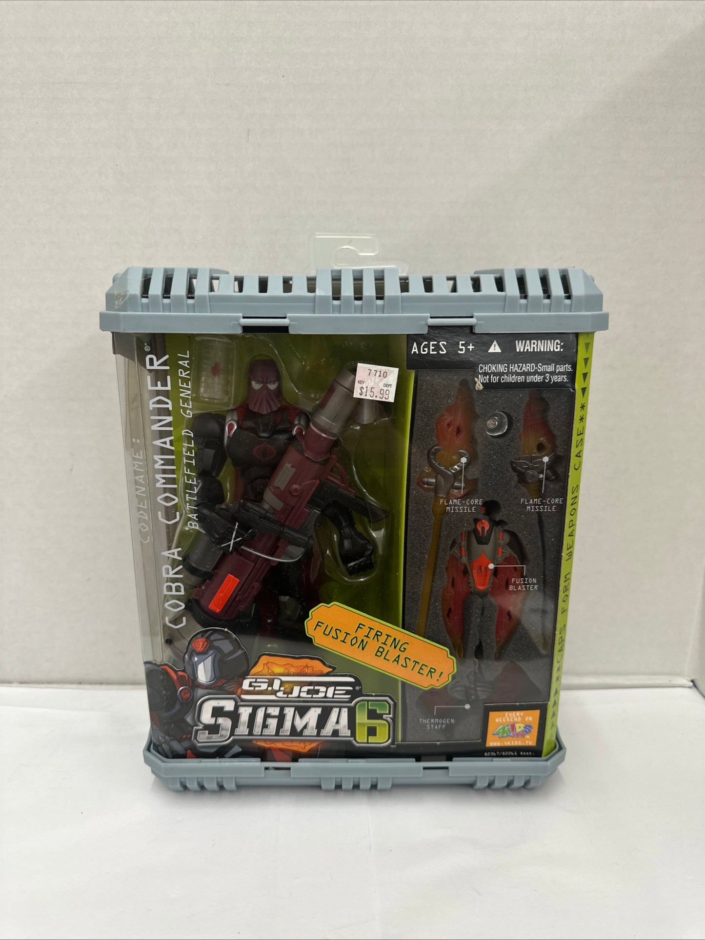 GI Joe COBRA COMMANDER Battlefield General Sigma 6 Action Figure