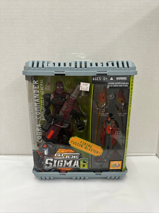 GI Joe COBRA COMMANDER Battlefield General Sigma 6 Action Figure