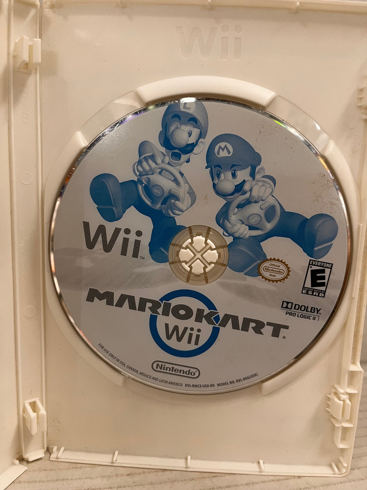 Mario Kart Wii (Nintendo Wii, 2008) In Box NO Manual