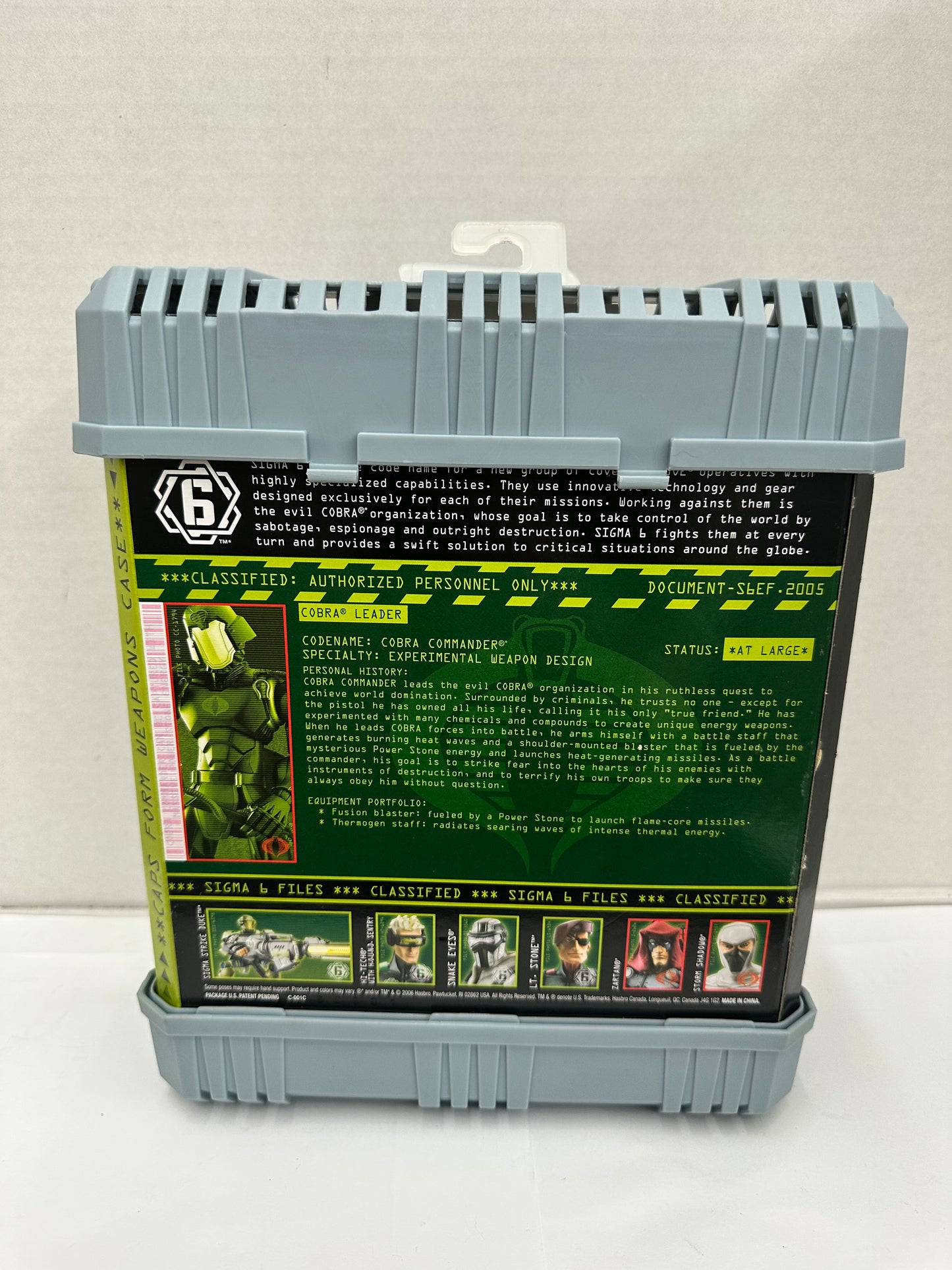GI Joe COBRA COMMANDER Battlefield General Sigma 6 Action Figure
