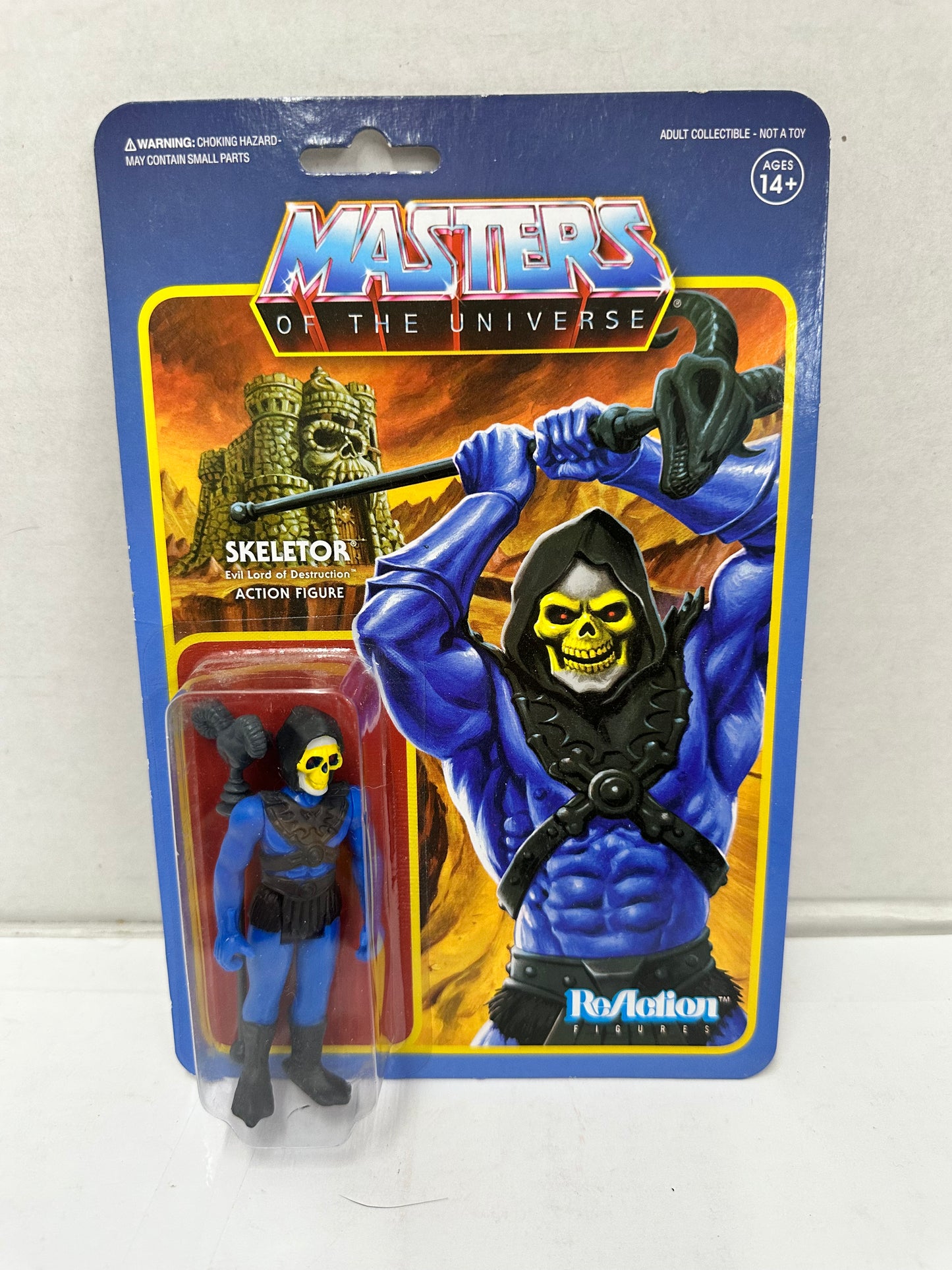 Super7 Masters Of The Universe ReAction Leo Toys Skeletor Action Figure
