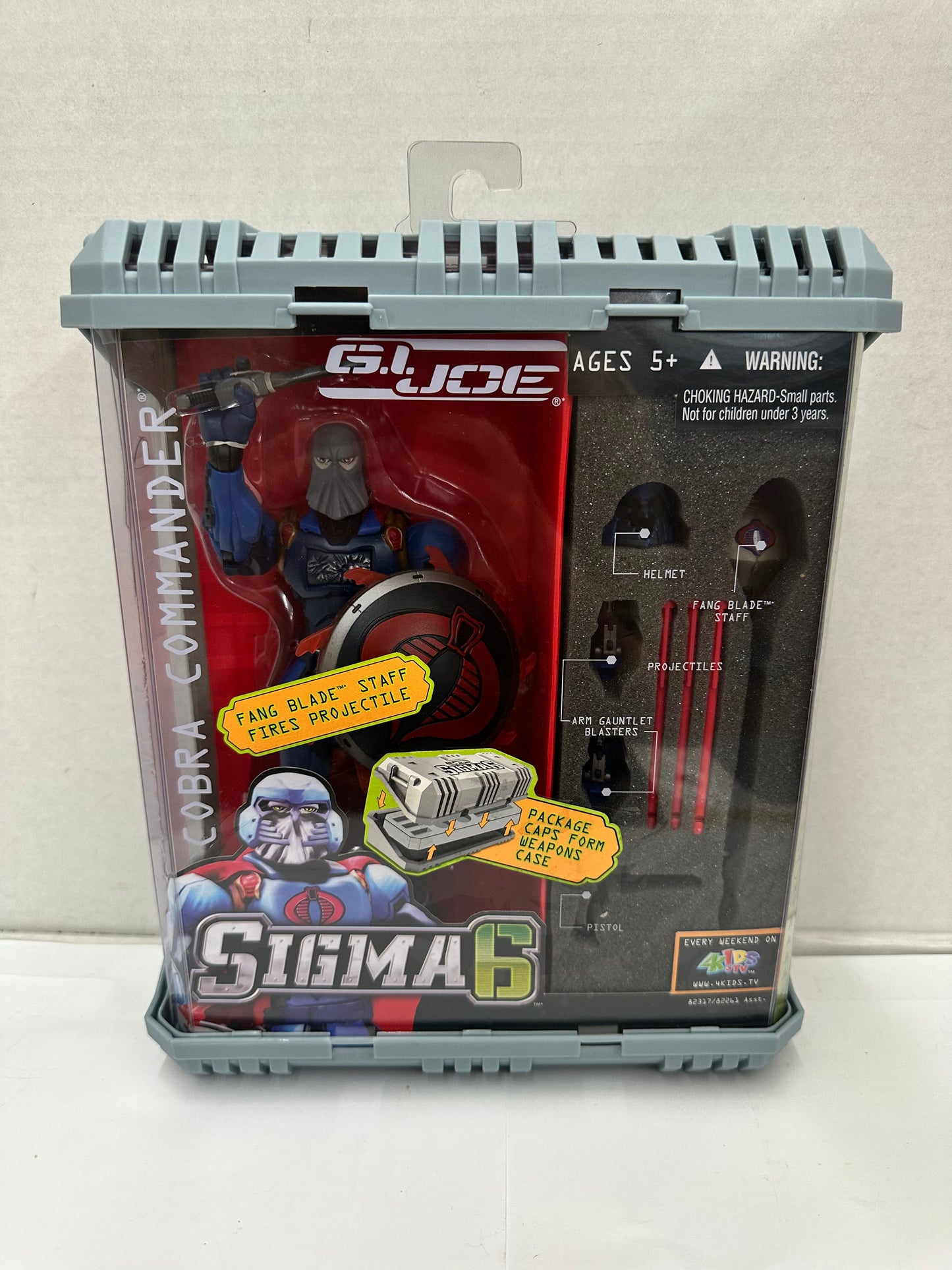 G.I. JOE Sigma 6 Six Action Figure Cobra Commander Hasbro 2005