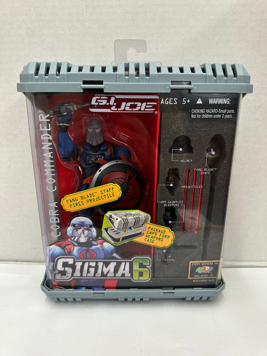 G.I. JOE Sigma 6 Six Action Figure Cobra Commander Hasbro 2005