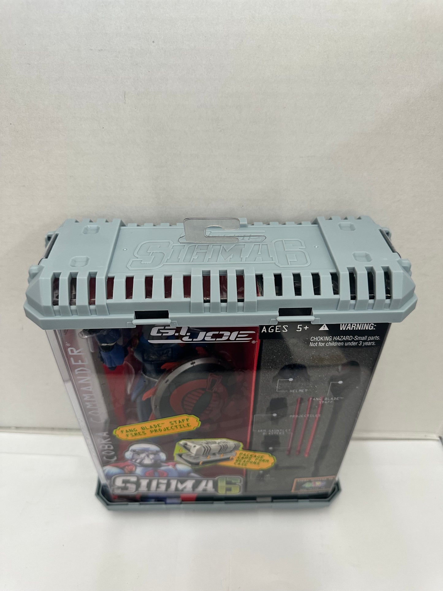 G.I. JOE Sigma 6 Six Action Figure Cobra Commander Hasbro 2005