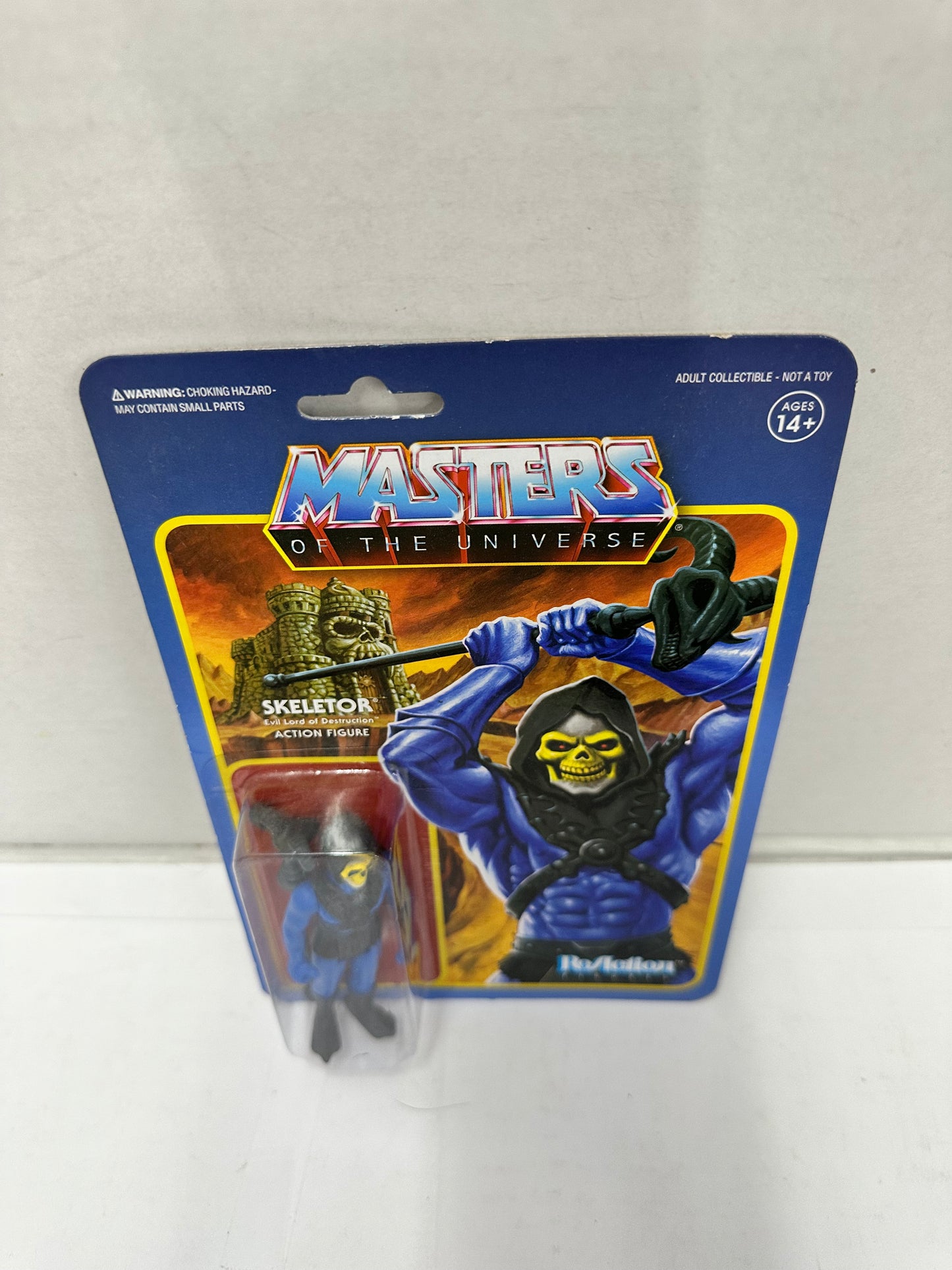 Super7 Masters Of The Universe ReAction Leo Toys Skeletor Action Figure