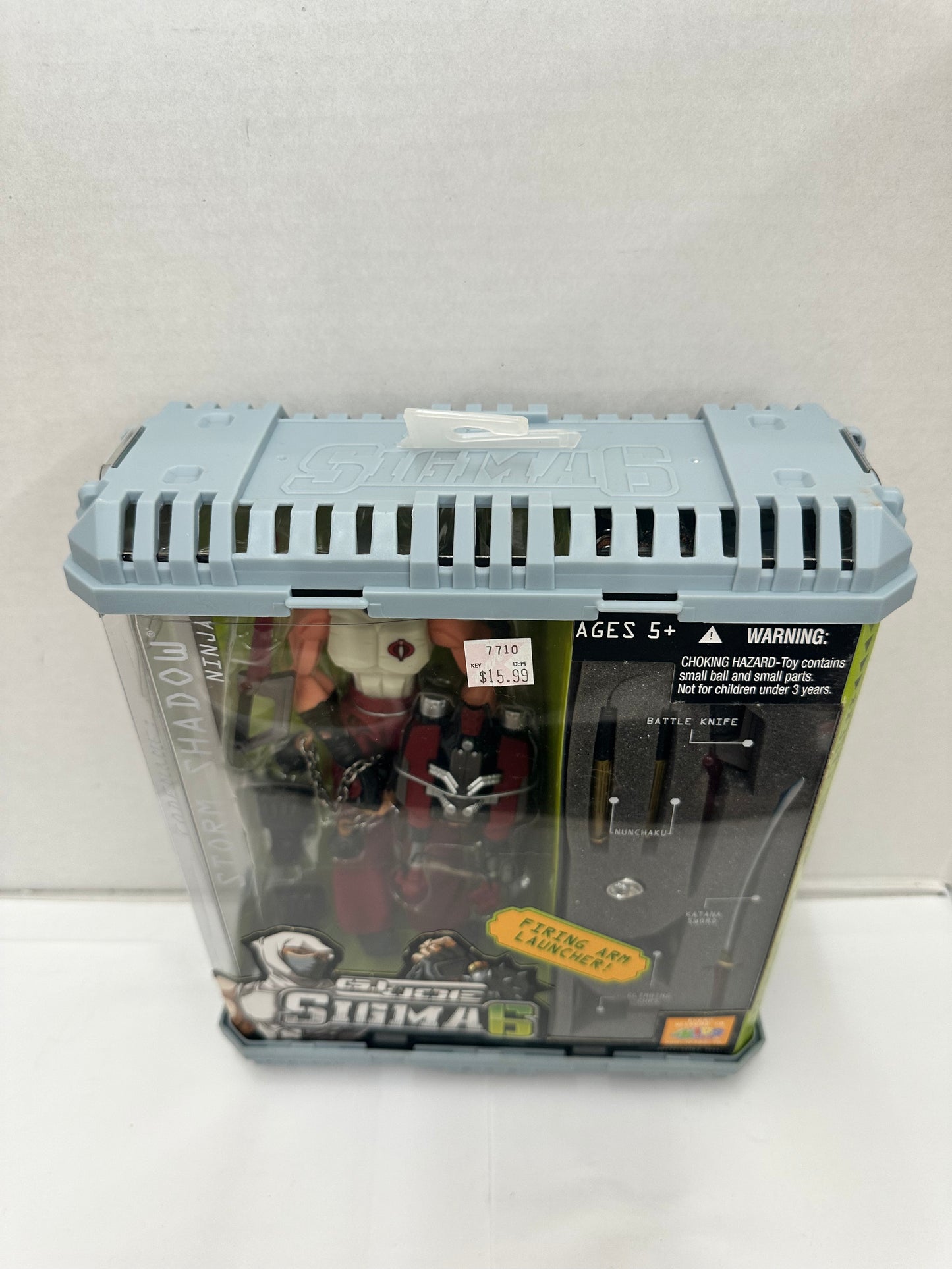 GI Joe Sigma 6 STORM SHADOW Ninja Action Figure 2005 Hasbro