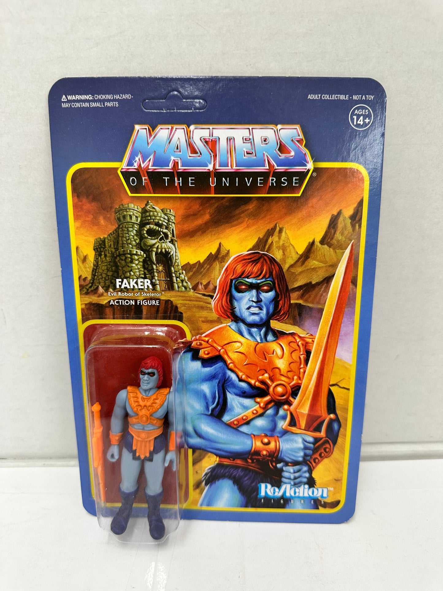 Super7 Masters Of The Universe ReAction Leo Toys Faker Action Figure