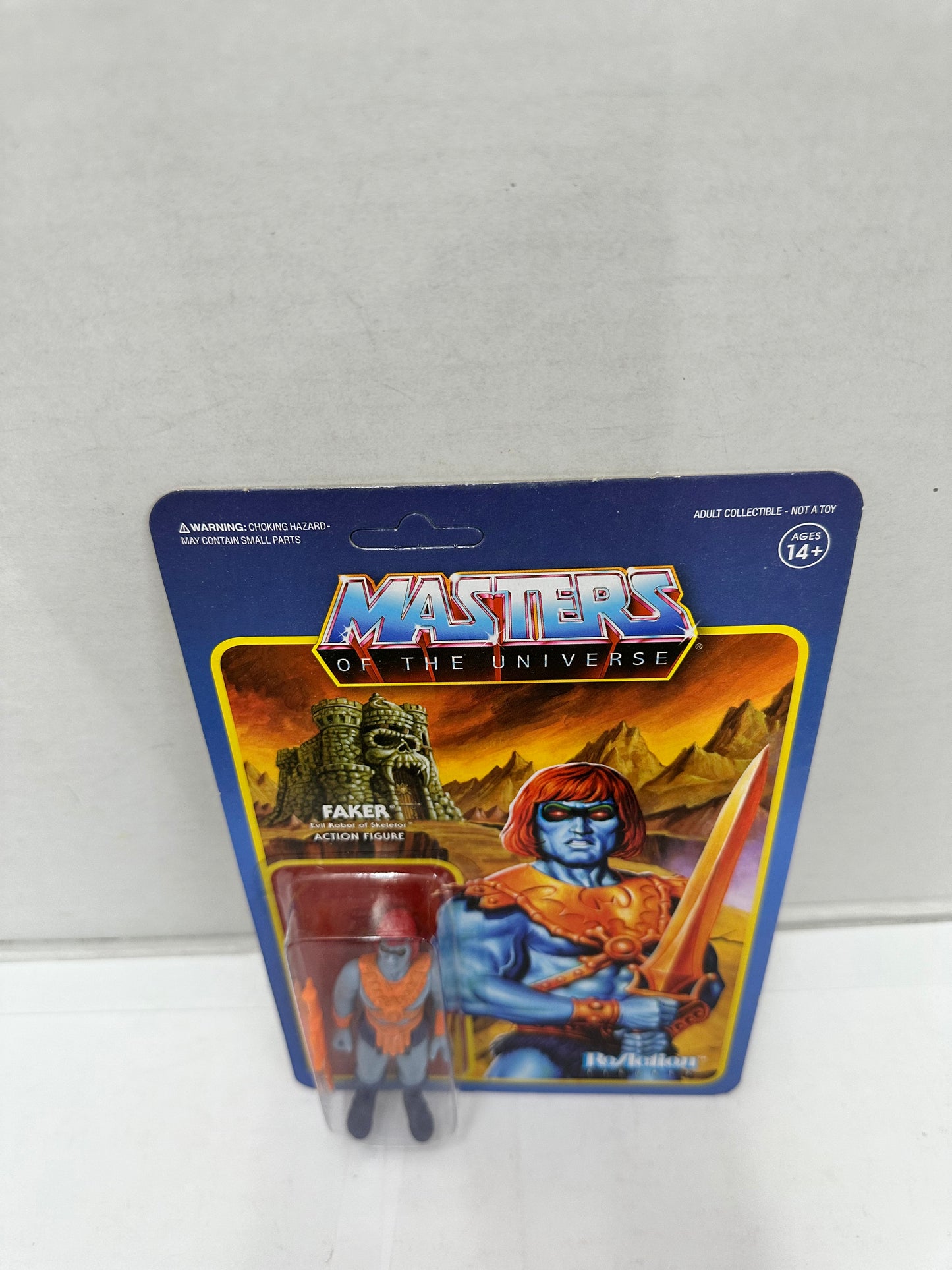 Super7 Masters Of The Universe ReAction Leo Toys Faker Action Figure