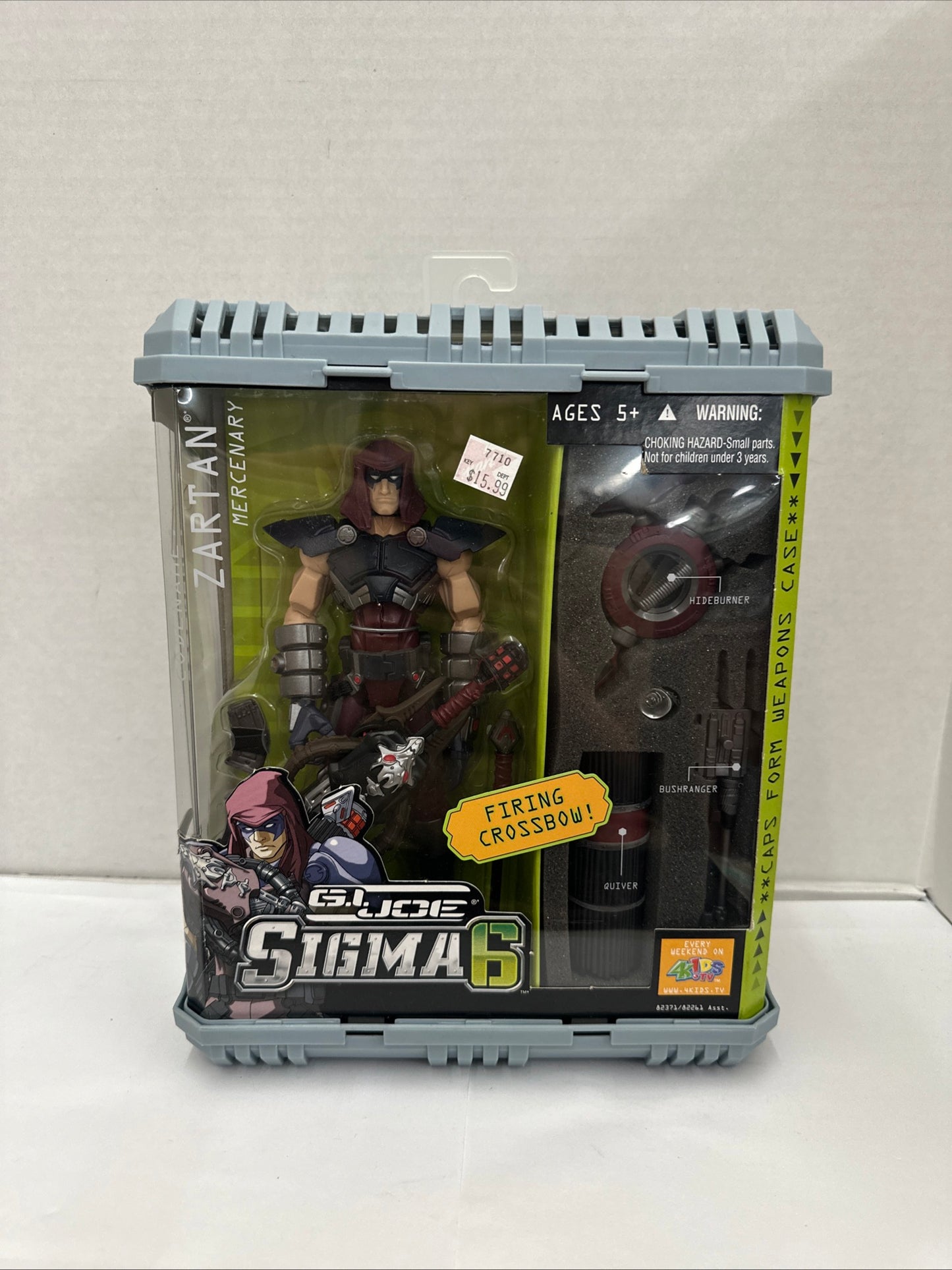 GIJoe Sigma 6 Zartan Mercenary Action Figure