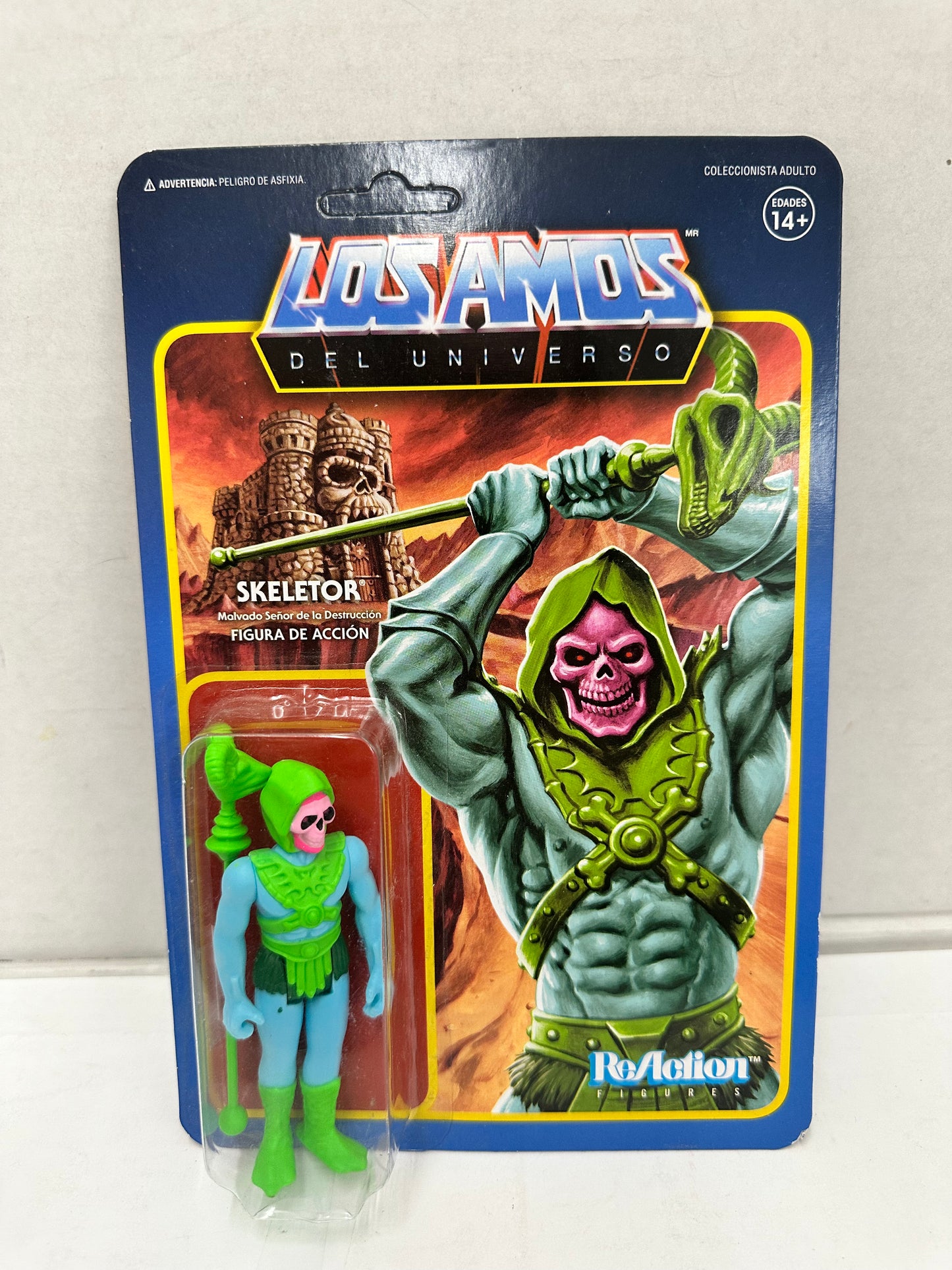 Reaction SKELETOR Los Amos Figure 2018 Super7 Masters of the Universe Unpunched