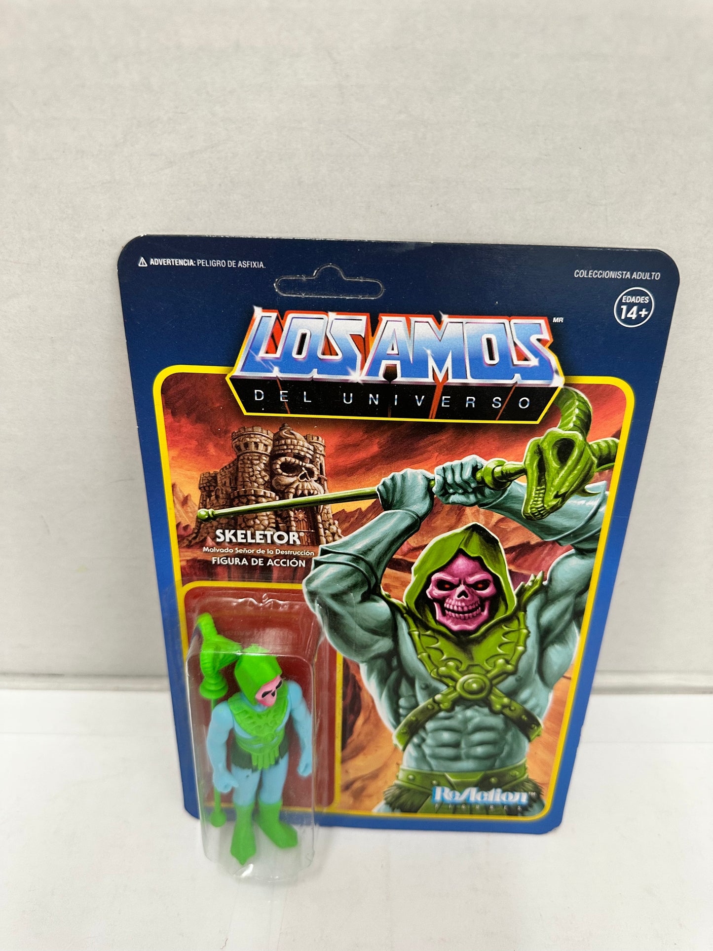 Reaction SKELETOR Los Amos Figure 2018 Super7 Masters of the Universe Unpunched