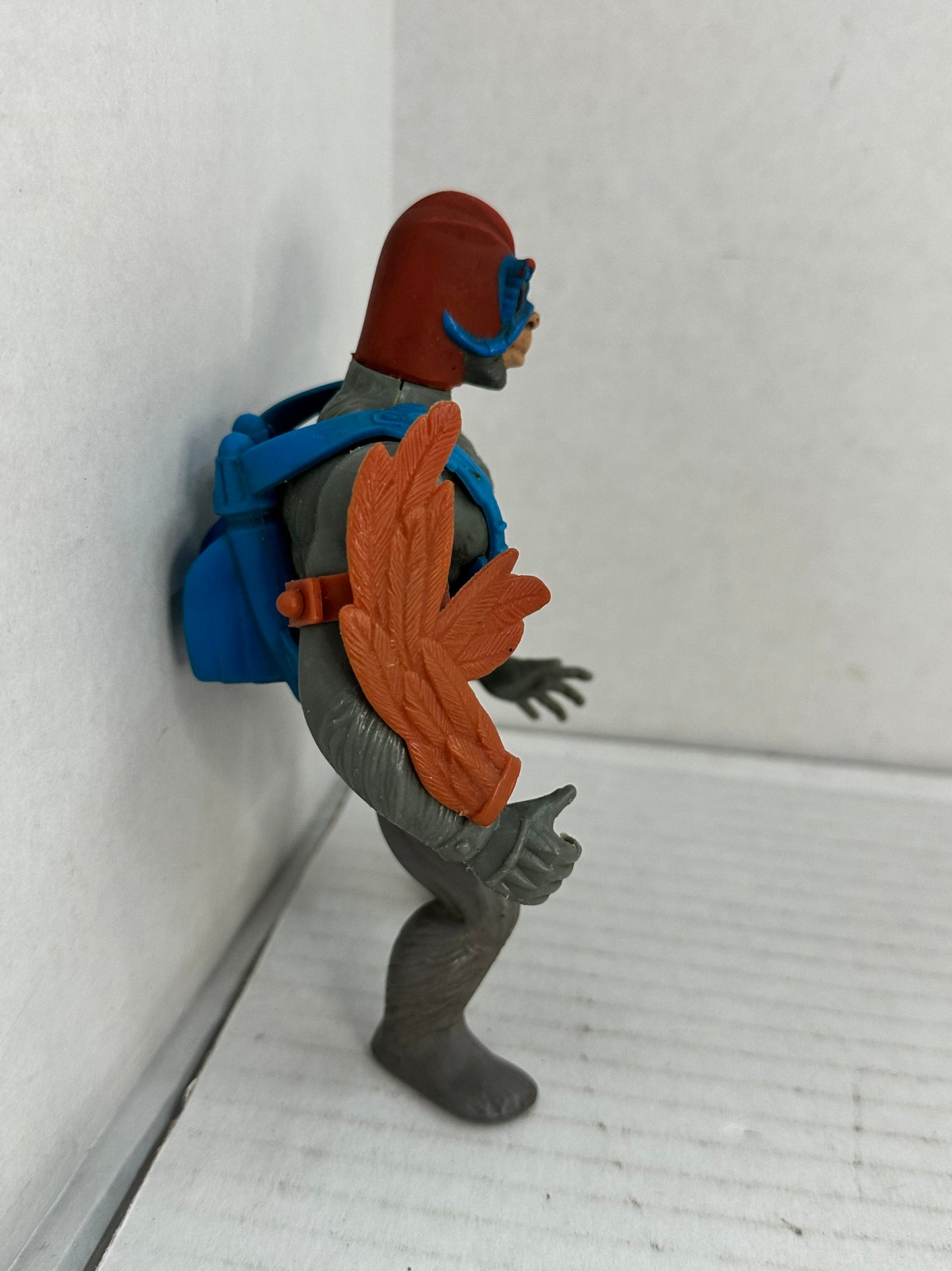 MOTU 1981 Vintage Masters of the Universe Stratos Red Wing - Missing wing #2