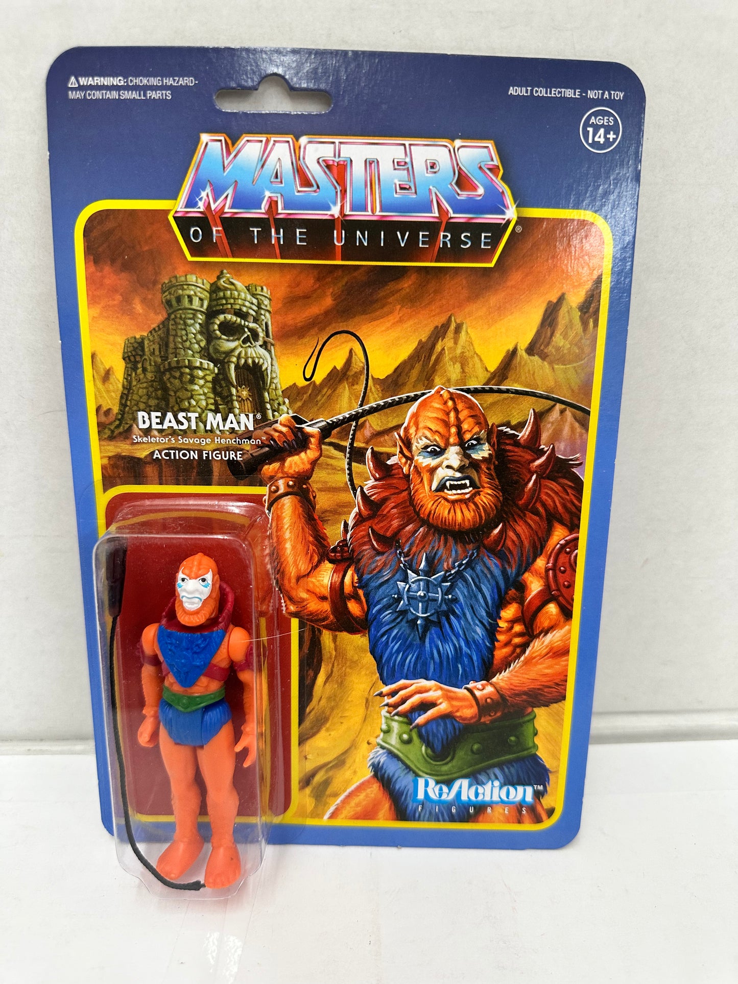 Super7 ReAction MOTU Masters of the Universe Beast Man Figure - Leo Variant