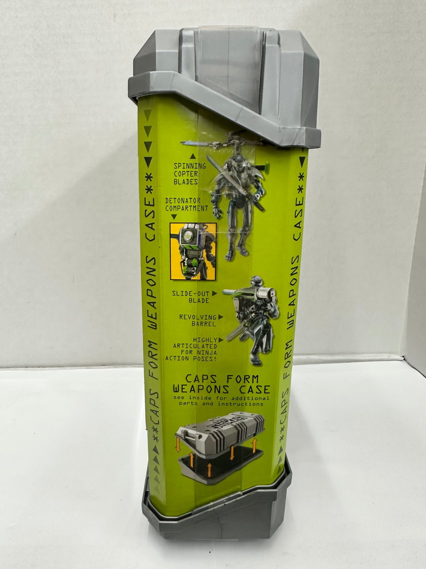GI Joe Sigma 6 Windblade Snake Eyes, Backpack With Spinning Copter Blades