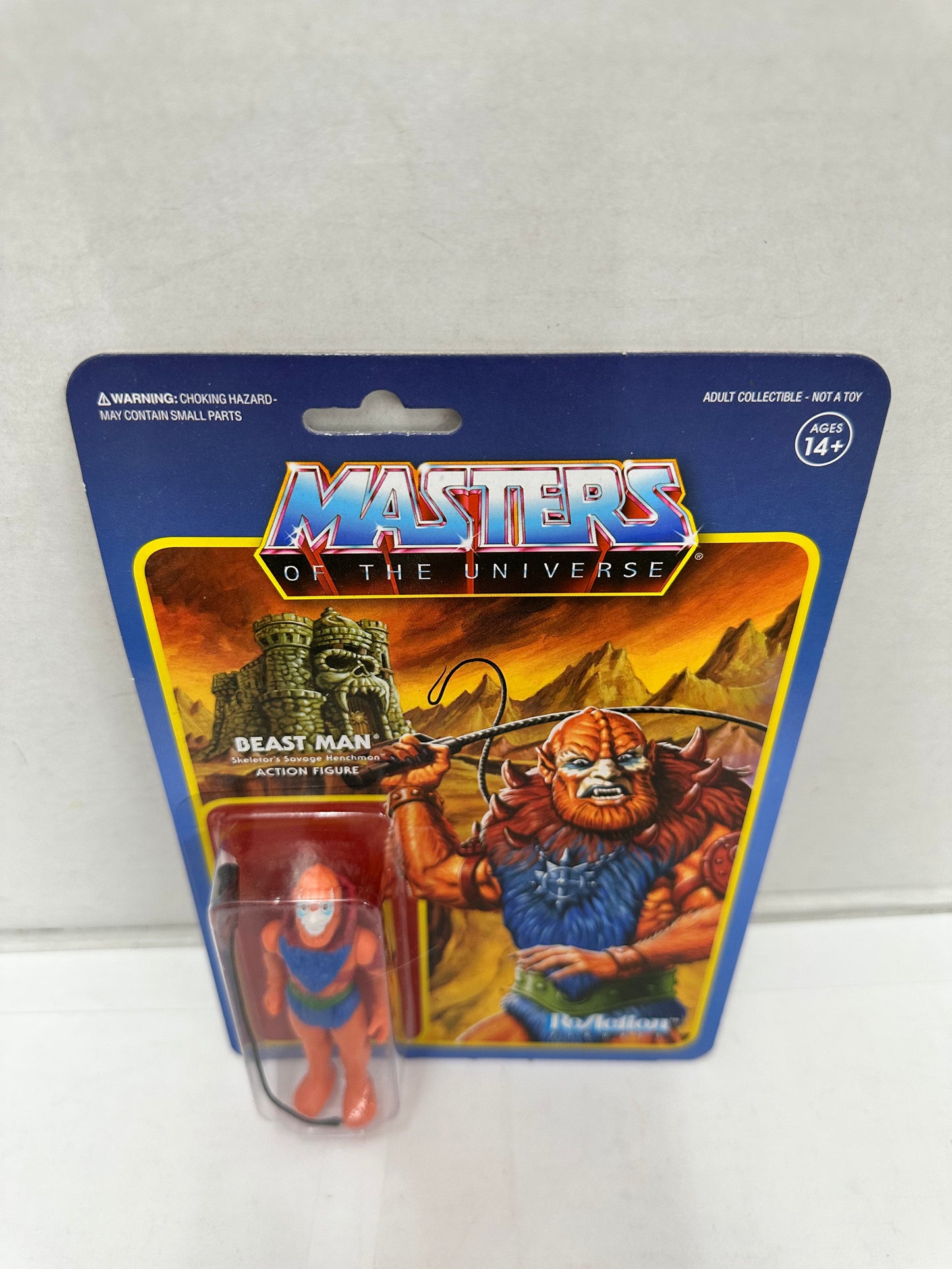 Super7 ReAction MOTU Masters of the Universe Beast Man Figure - Leo Variant
