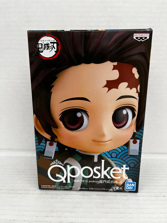 Qposket demon slayer Tanjiro Kamado Figure A Type Authentic Banpresto Japan