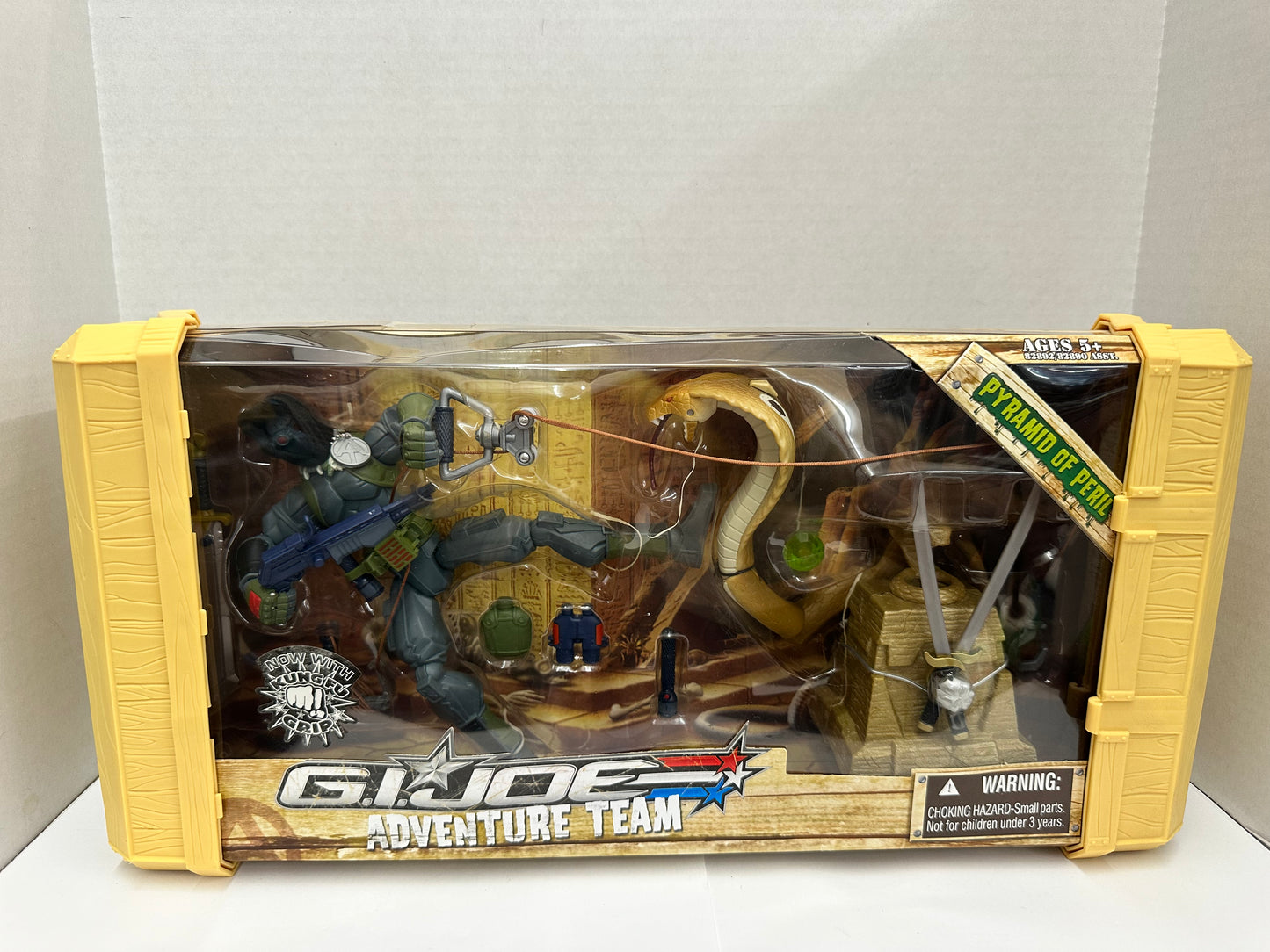 GI Joe Adventure Team Pyramid of Peril Snake Eyes Action Figure Sigma 6 2007