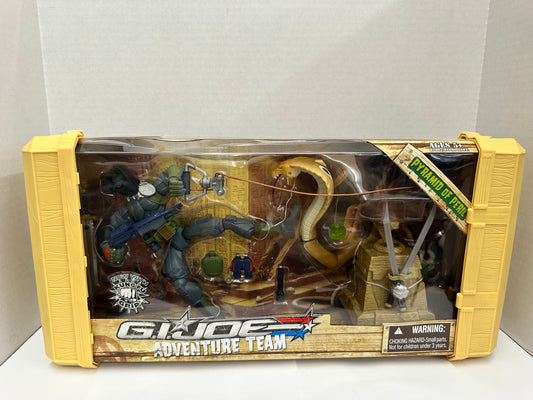 GI Joe Adventure Team Pyramid of Peril Snake Eyes Action Figure Sigma 6 2007