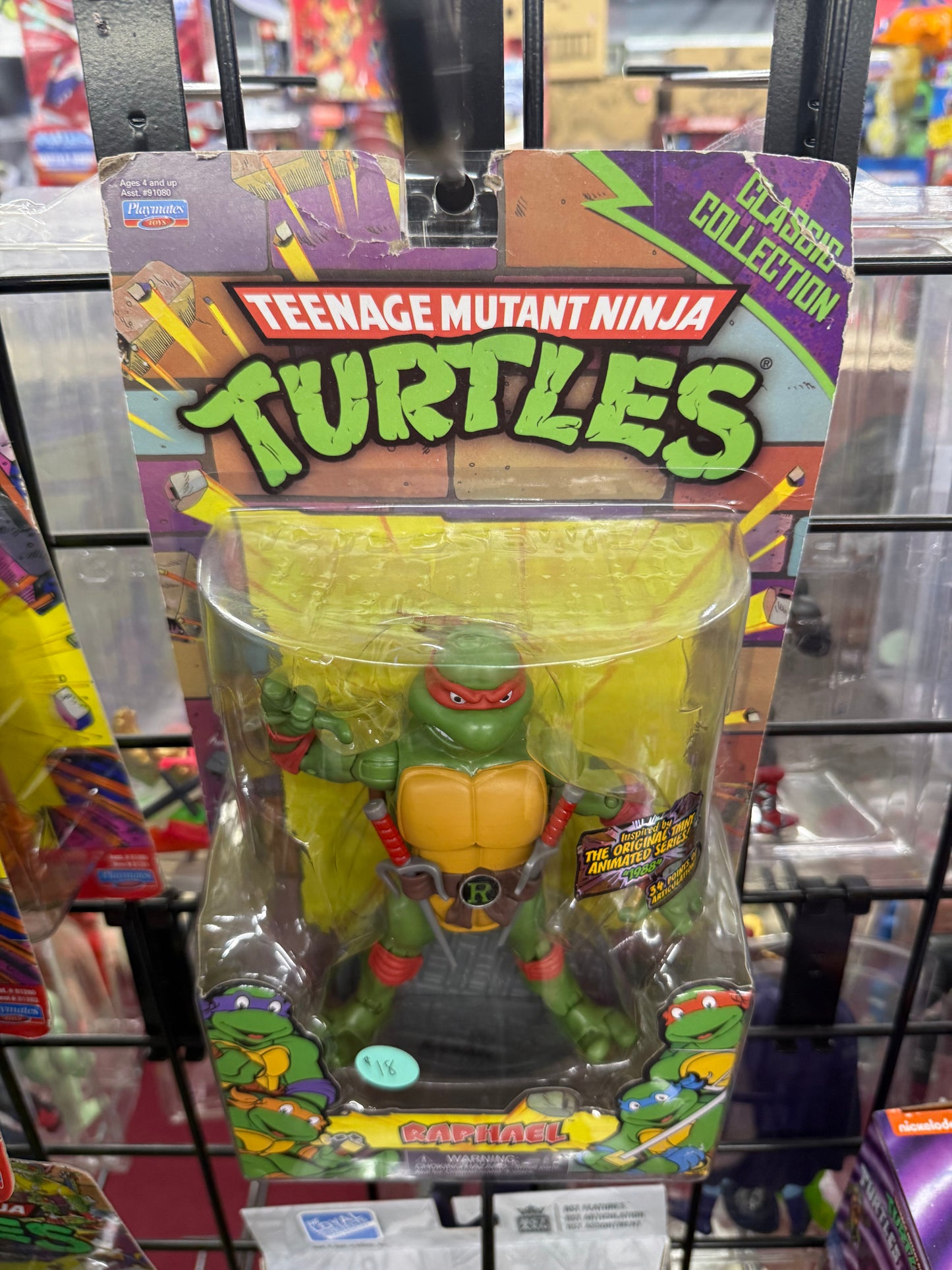 Raphael Teenage Mutant Ninja Turtles Classic Collection Playmates TMNT