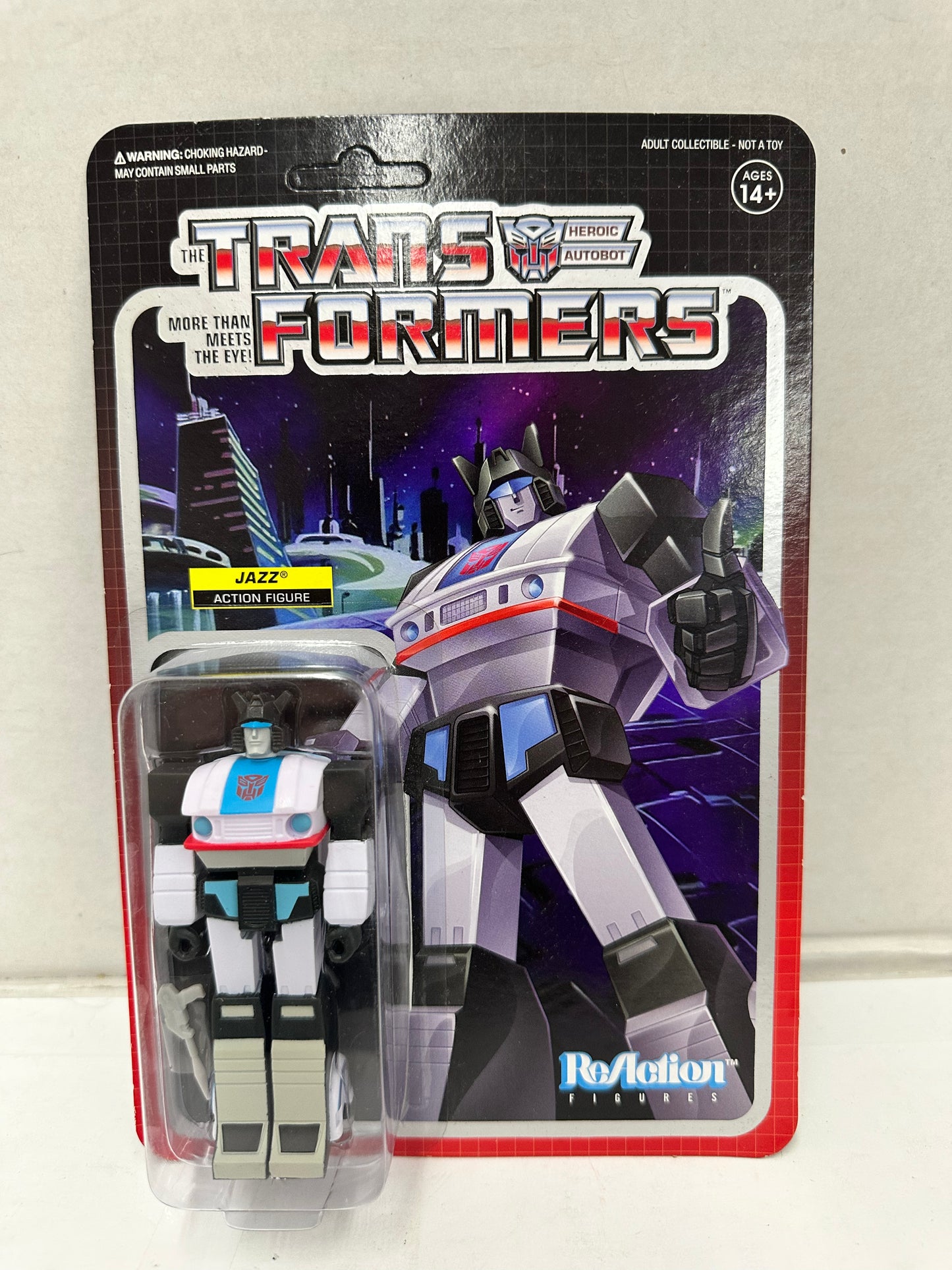 Super 7 Transformers ReAction Wave 1 Jazz