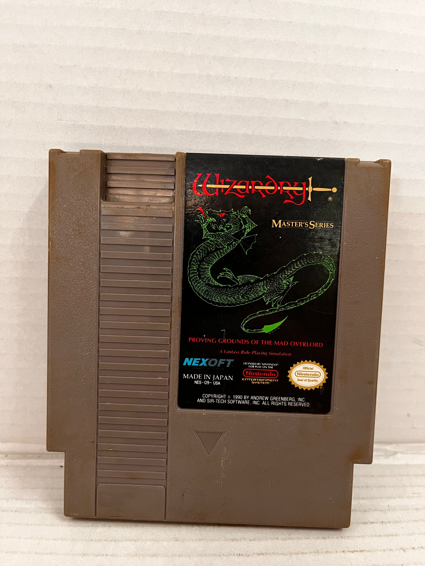 NES Wizardry Proving Grounds of the Mad Overlord Nintendo Game Japan RPG