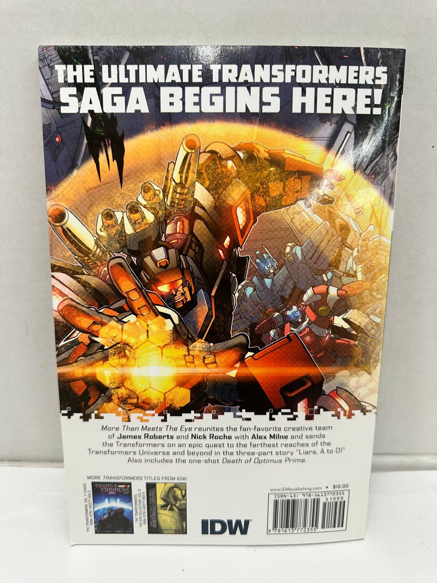 Transformers: More Than Meets The Eye Vol 1  (IDW, 2012) 1st Printing