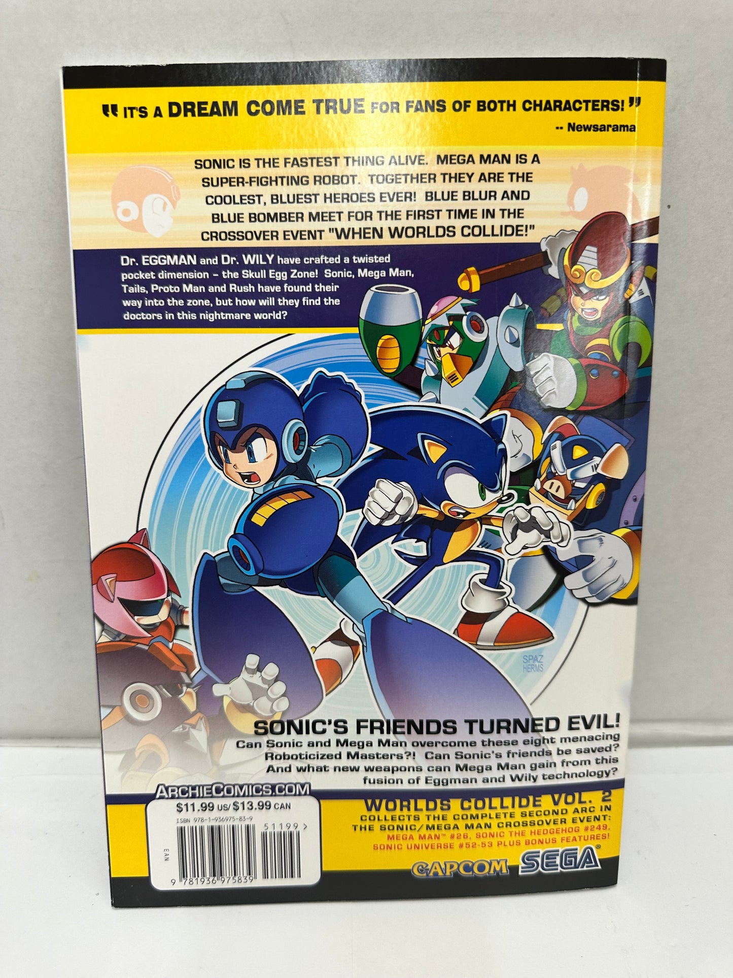 Sonic Mega Man Worlds Collide 2: Into the Warzone