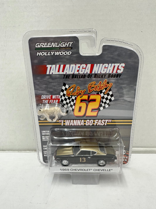 GreenLight Hollywood Talladega Nights 1969 Chevrolet Chevelle 1:64 Diecast