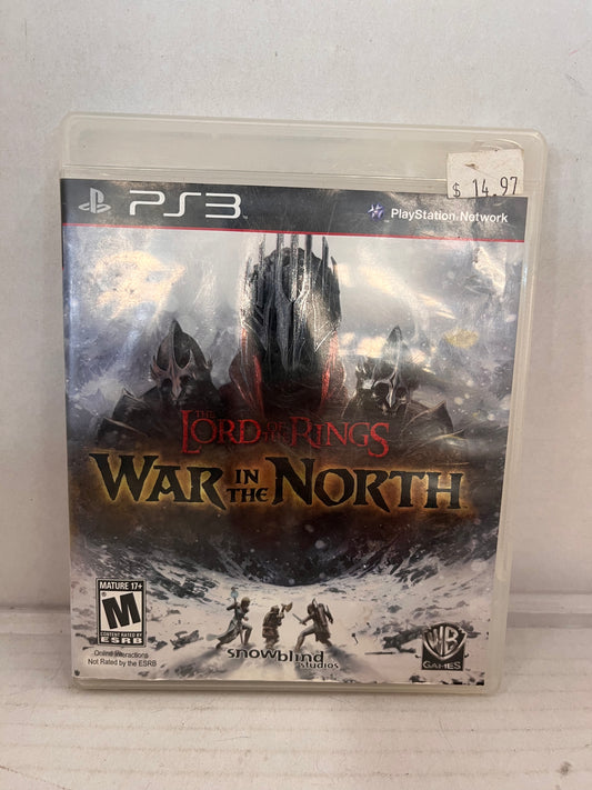 Lord of the Rings War In The North - PS3 PlayStation 3 Sony