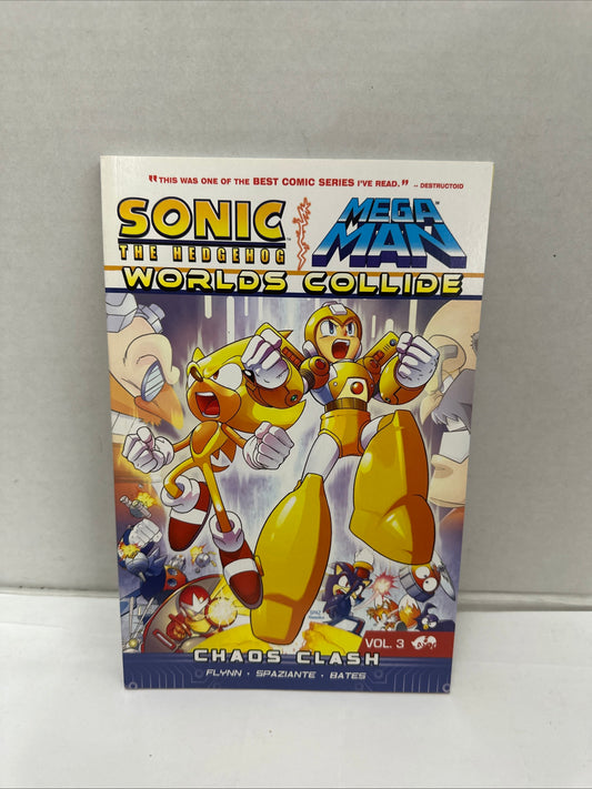 Sonic The Hedgehog Vs. Mega Man Worlds Collide Vol. 3 Chaos Clash