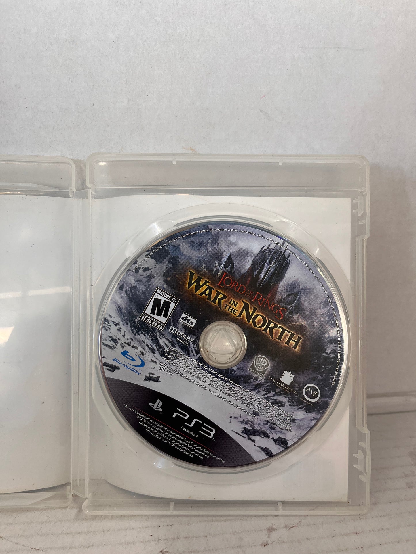 Lord of the Rings War In The North - PS3 PlayStation 3 Sony