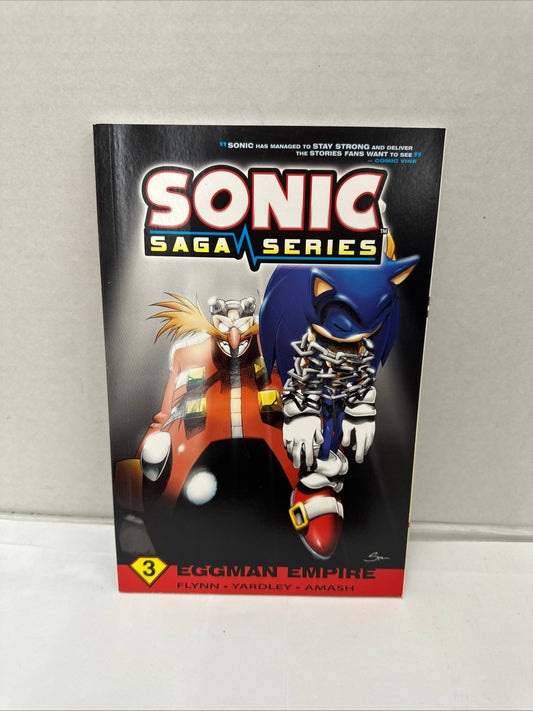 Sonic The Hedgehog Saga Series #3 Eggman Empire ArchieComics Chained Sonic Cover